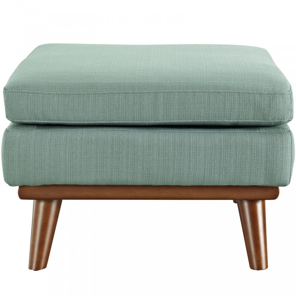 Engage Upholstered Fabric Ottoman, Laguna