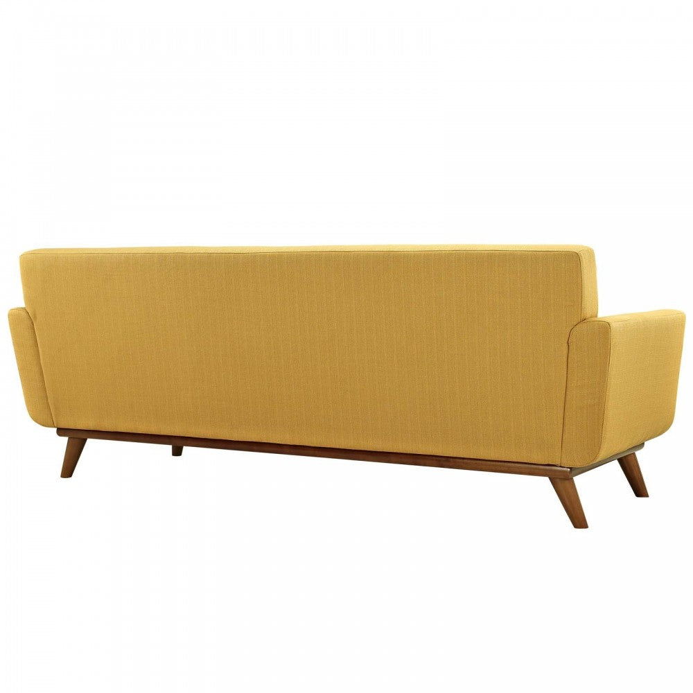 Engage Upholstered Fabric Sofa, Citrus