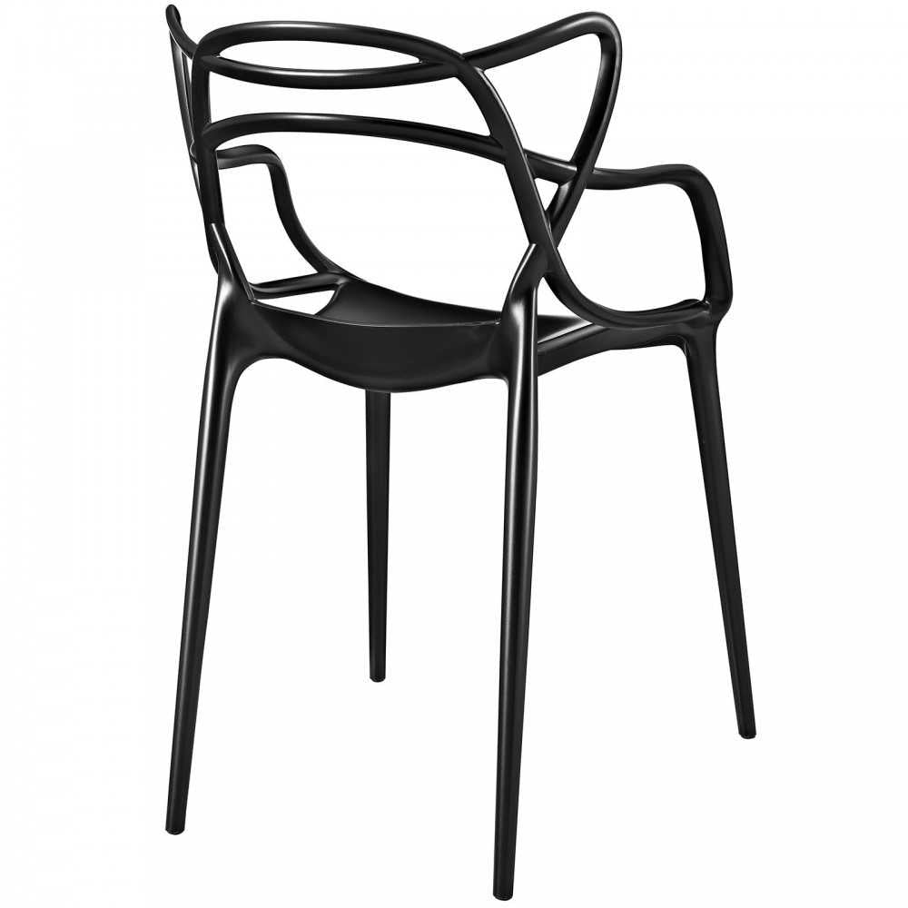 Entangled Dining Armchair, Black
