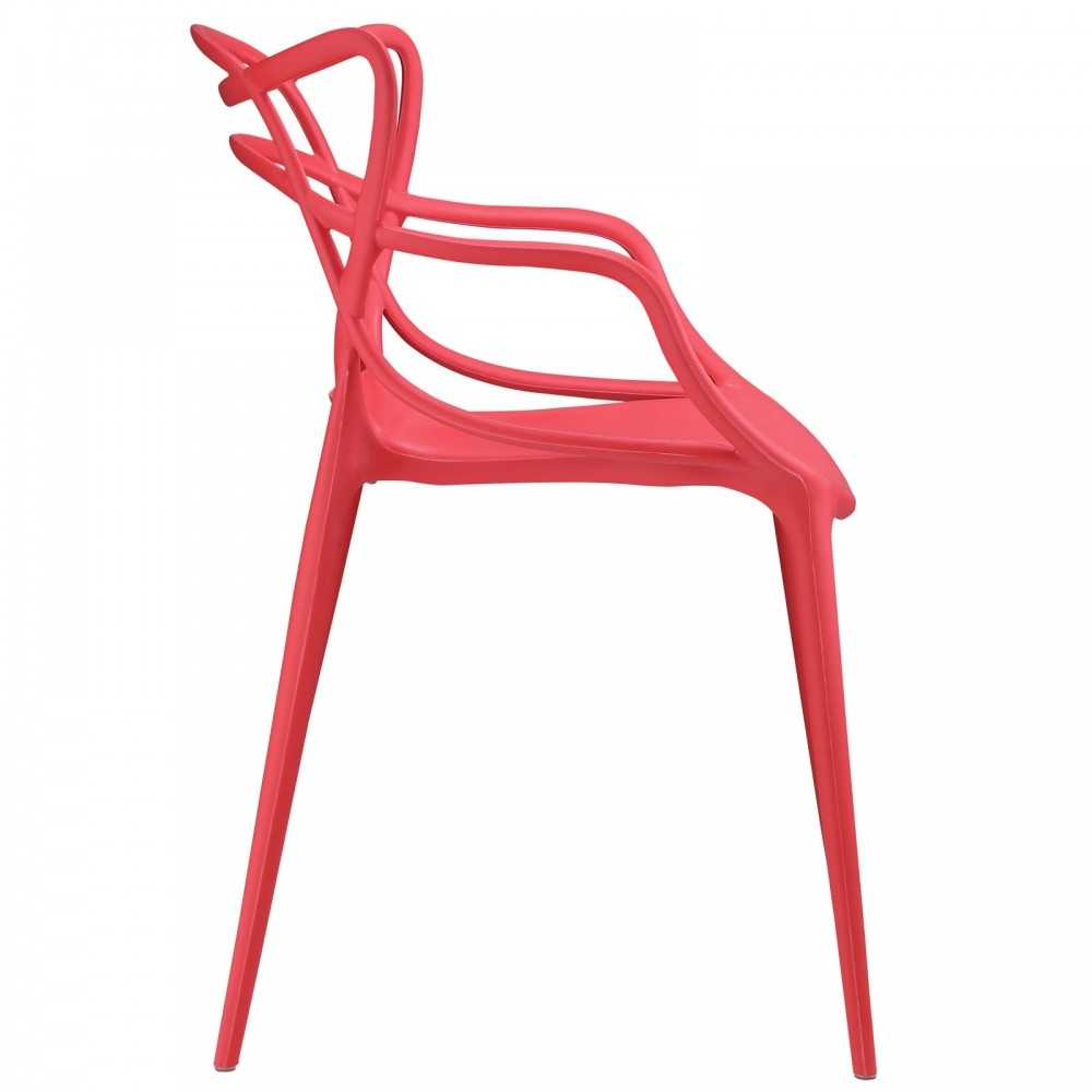Entangled Dining Set Set of 2, Red