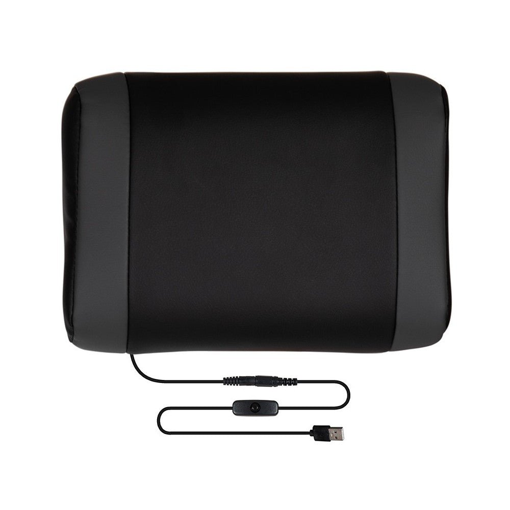 Ergonomic Computer Chair with Fully Reclining Back/Arms, Slide-Out Footrest, Massaging Lumbar - Black/Gray