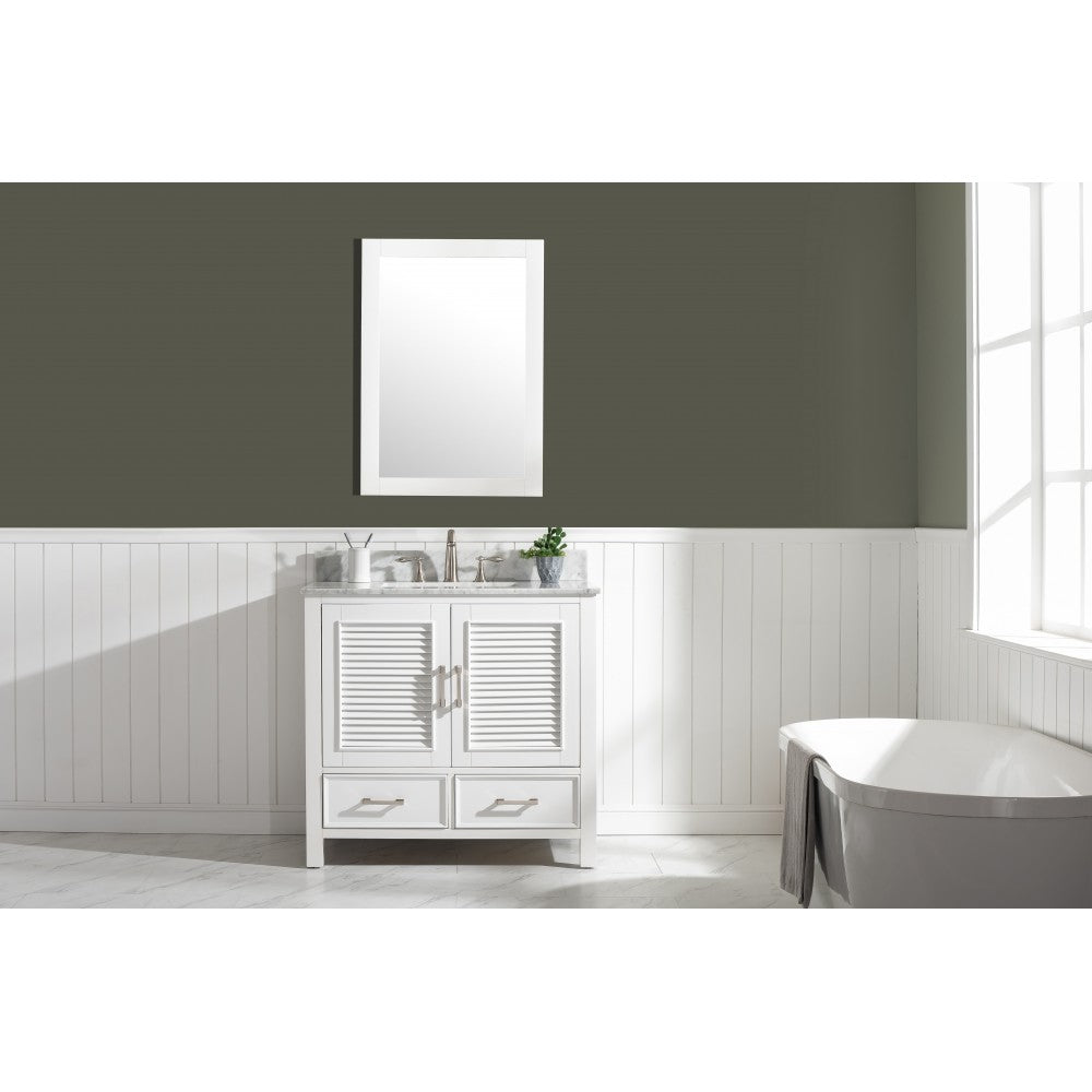 Estate 36" Single Vanity in White