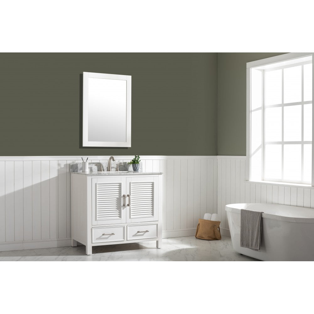 Estate 36" Single Vanity in White