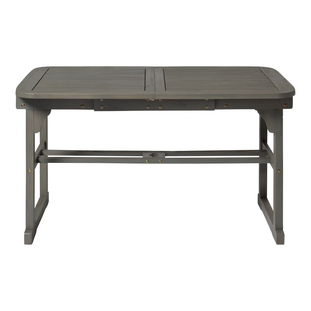 Extendable Outdoor Dining Table - Gray Wash
