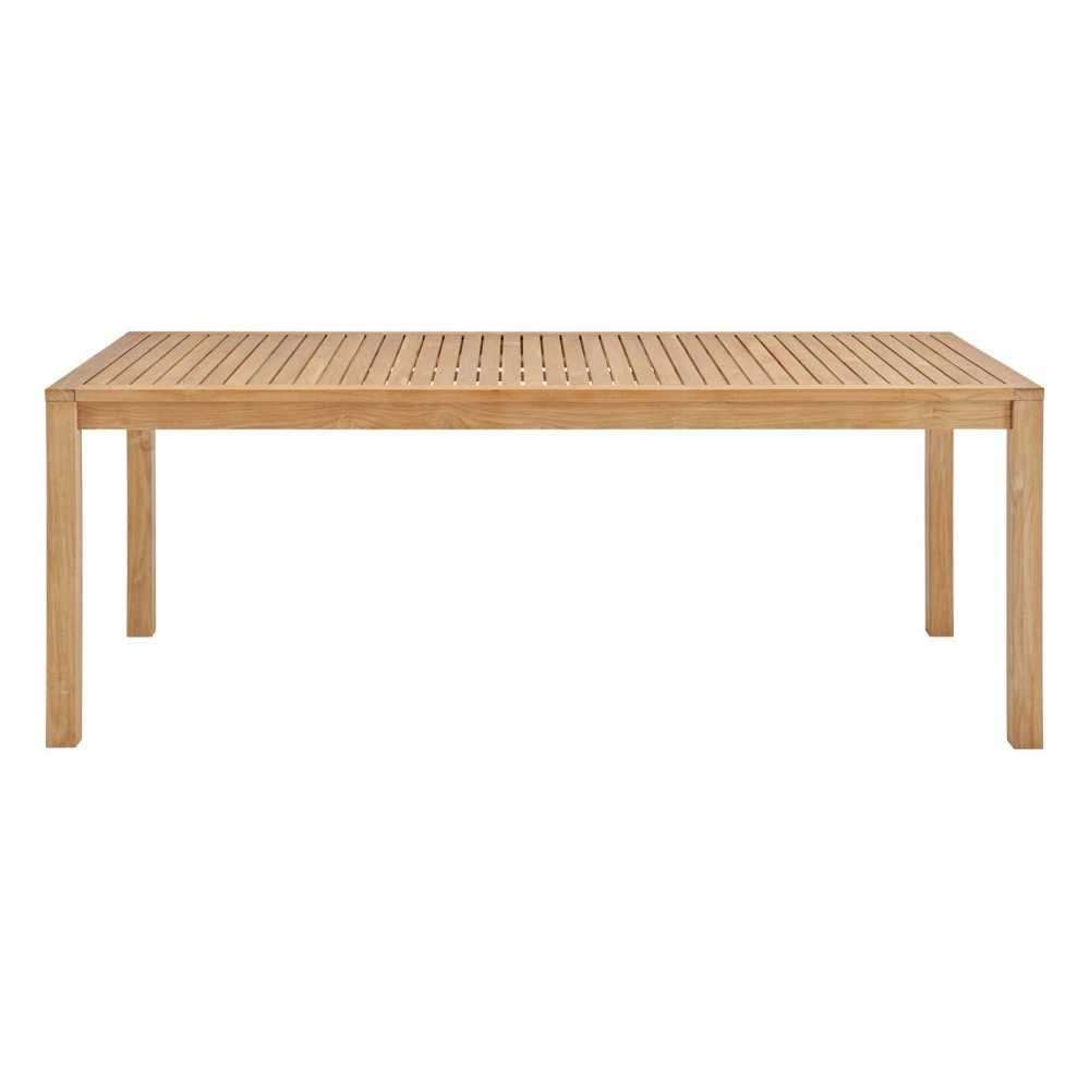 Farmstay 79" Outdoor Patio Teak Wood Dining Table