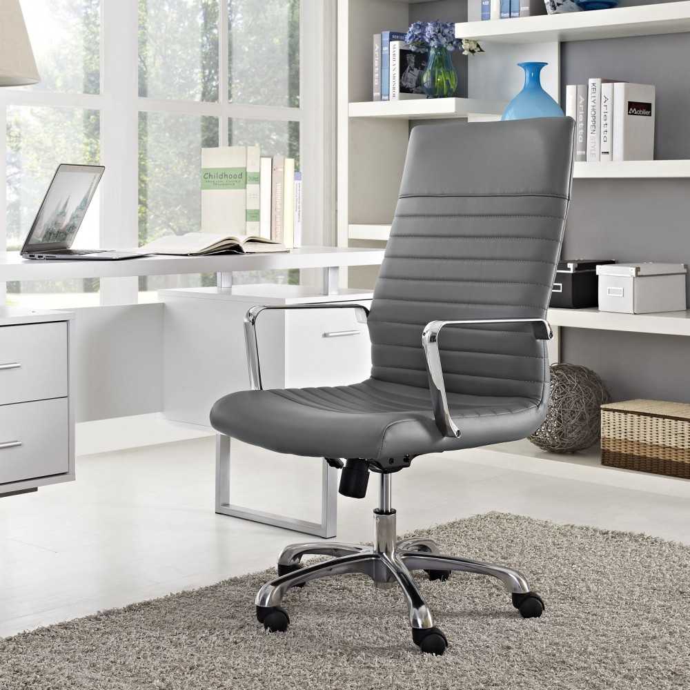 Finesse Highback Office Chair, Gray