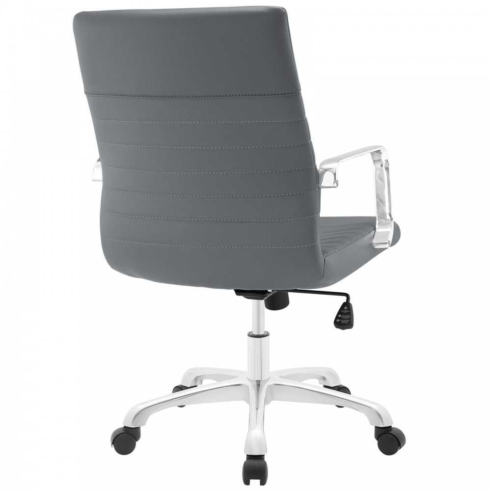 Finesse Mid Back Office Chair, Gray