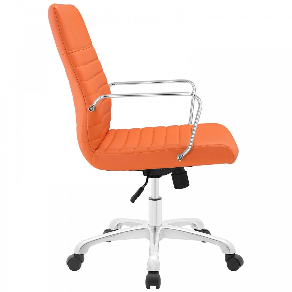 Finesse Mid Back Office Chair, Orange