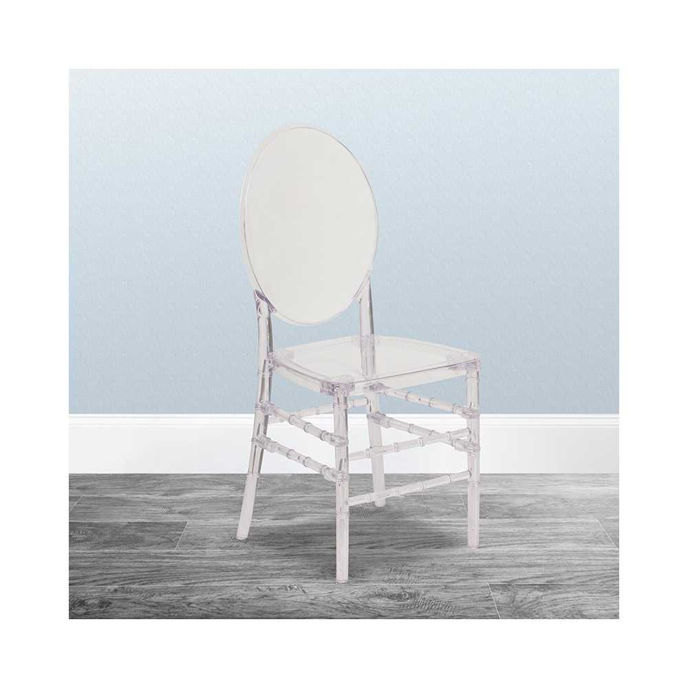 Flash Elegance Crystal Ice Stacking Florence Chair