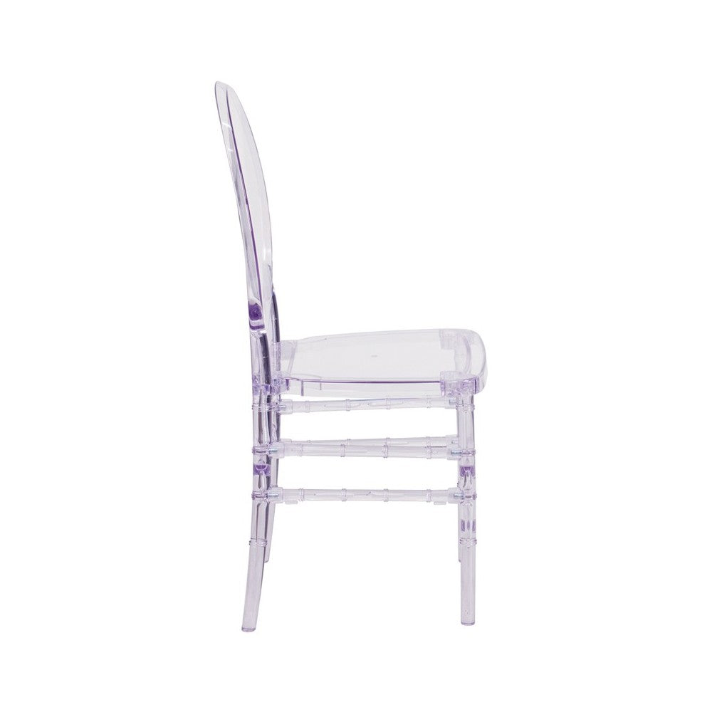 Flash Elegance Crystal Ice Stacking Florence Chair