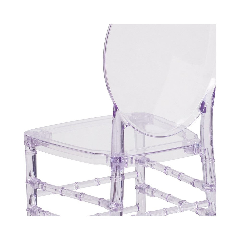 Flash Elegance Crystal Ice Stacking Florence Chair