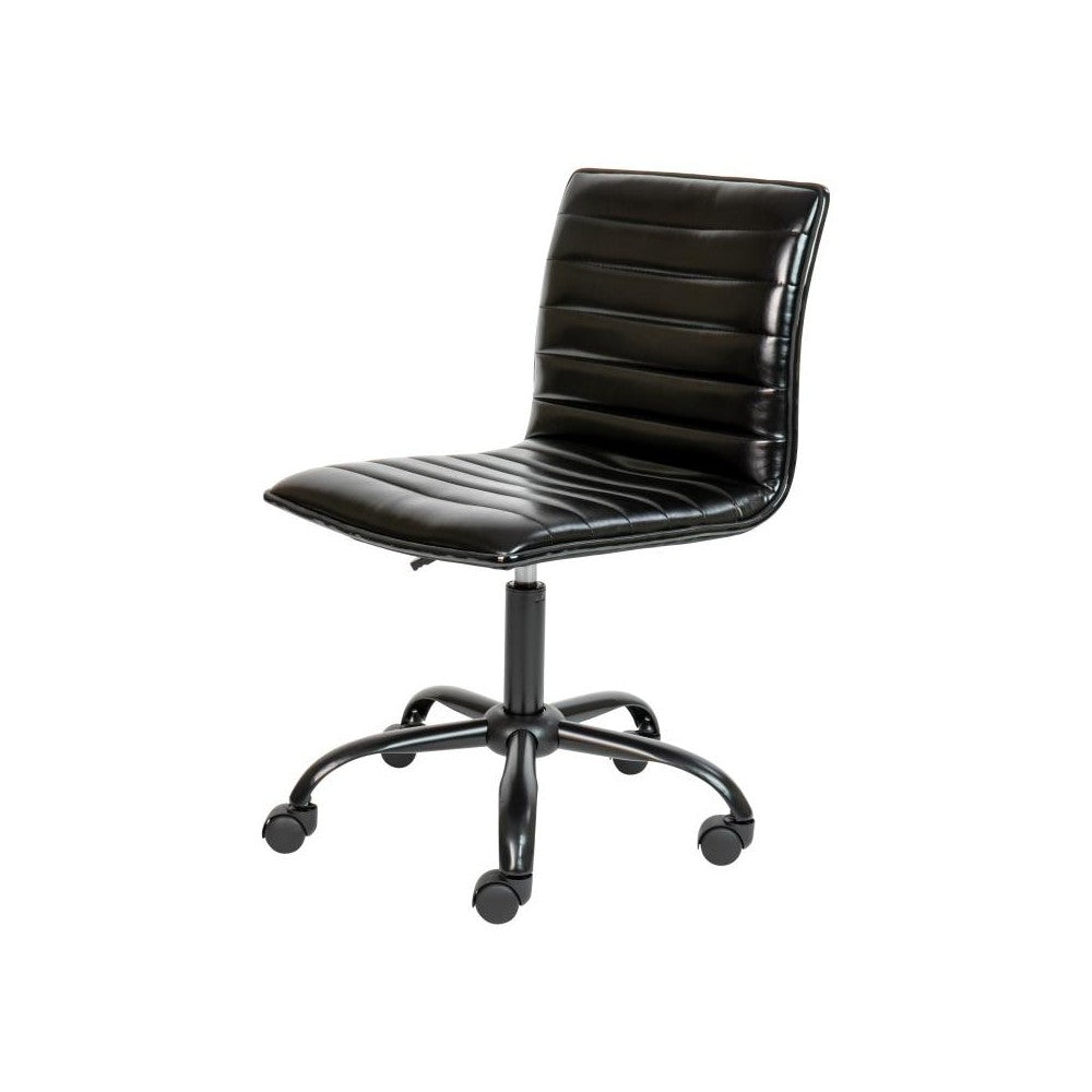 Flash Furniture Alan Black Low Back Task Chair DS-512B-BK-BK-GG