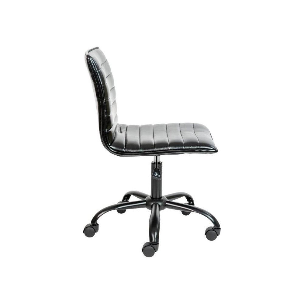 Flash Furniture Alan Black Low Back Task Chair DS-512B-BK-BK-GG