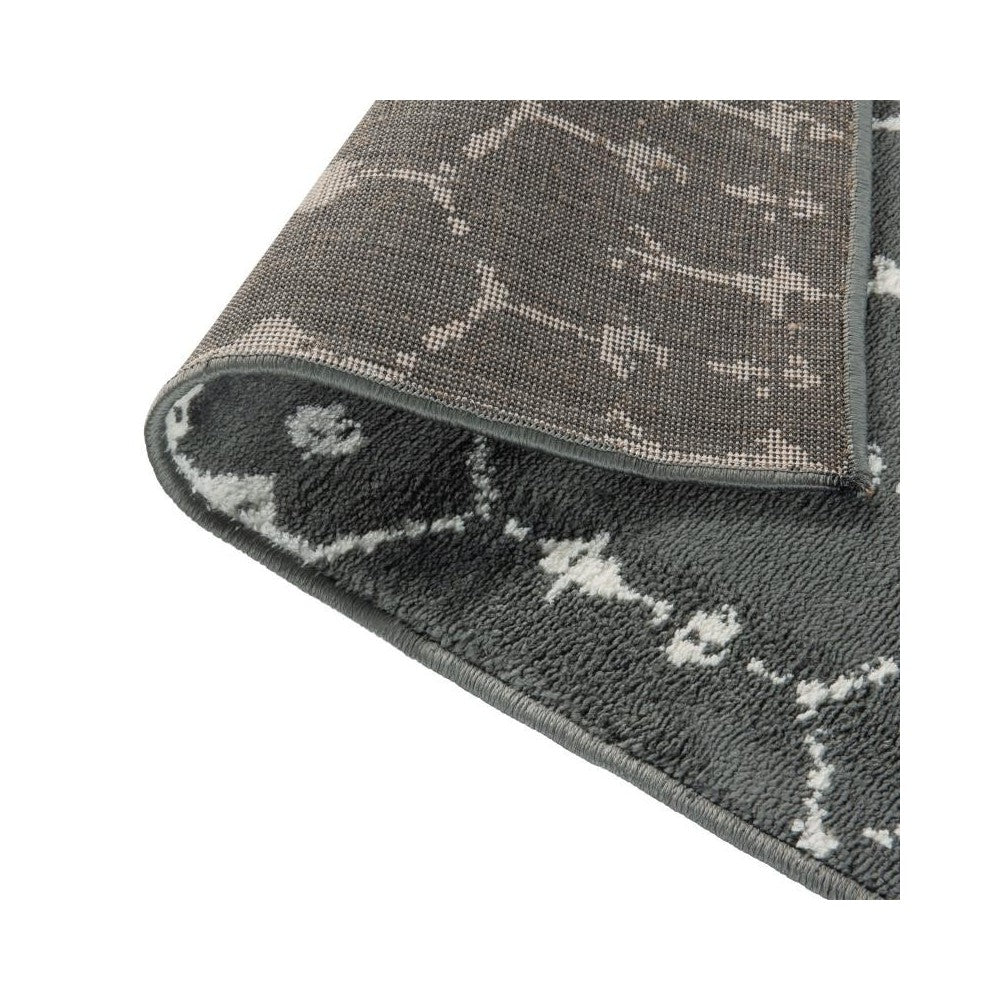 Flash Furniture Beth 2x6 Dark Gray & Ivory Area Rug RC-CR19-1330-26-GR-GG
