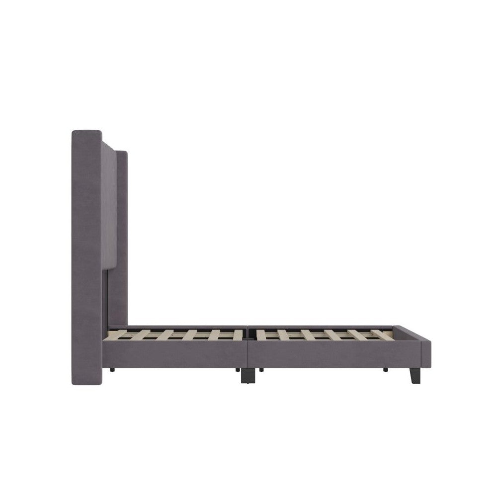 Flash Furniture Bianca Gray Full Platform Bed YK-1079-GY-F-GG