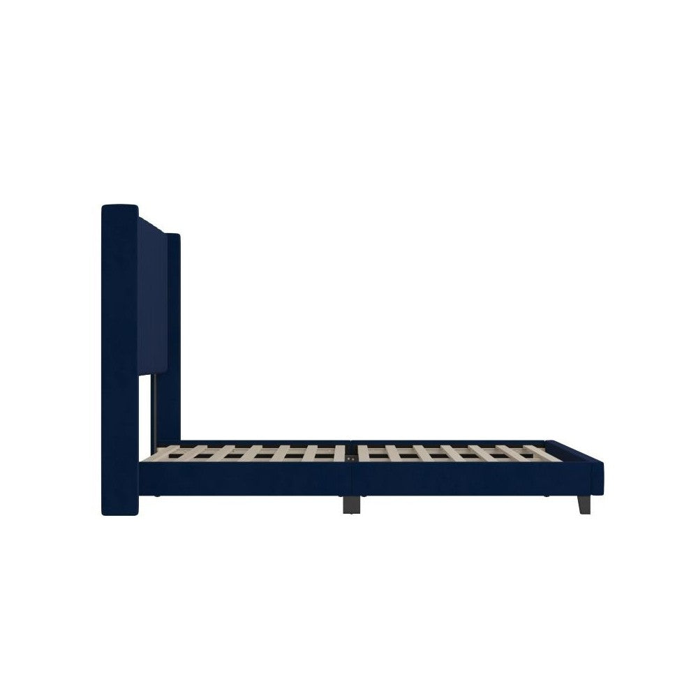 Flash Furniture Bianca Navy King Platform Bed YK-1079-NAVY-K-GG