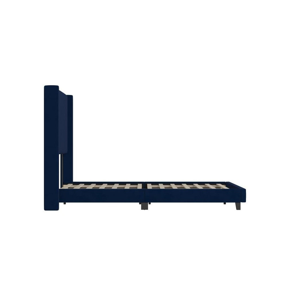 Flash Furniture Bianca Navy Queen Platform Bed YK-1079-NAVY-Q-GG
