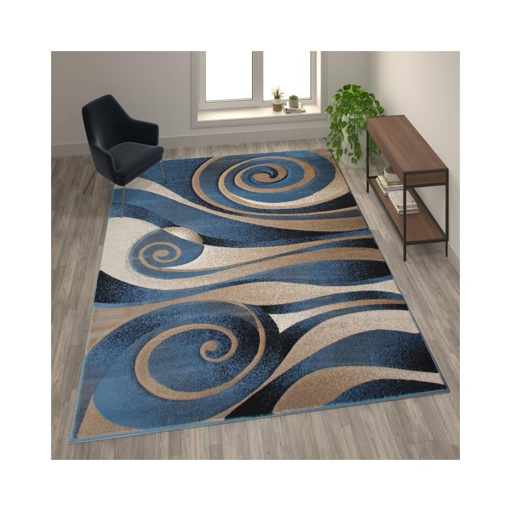 Flash Furniture Blue Rug ACD-RG8AS8-811-BL-GG