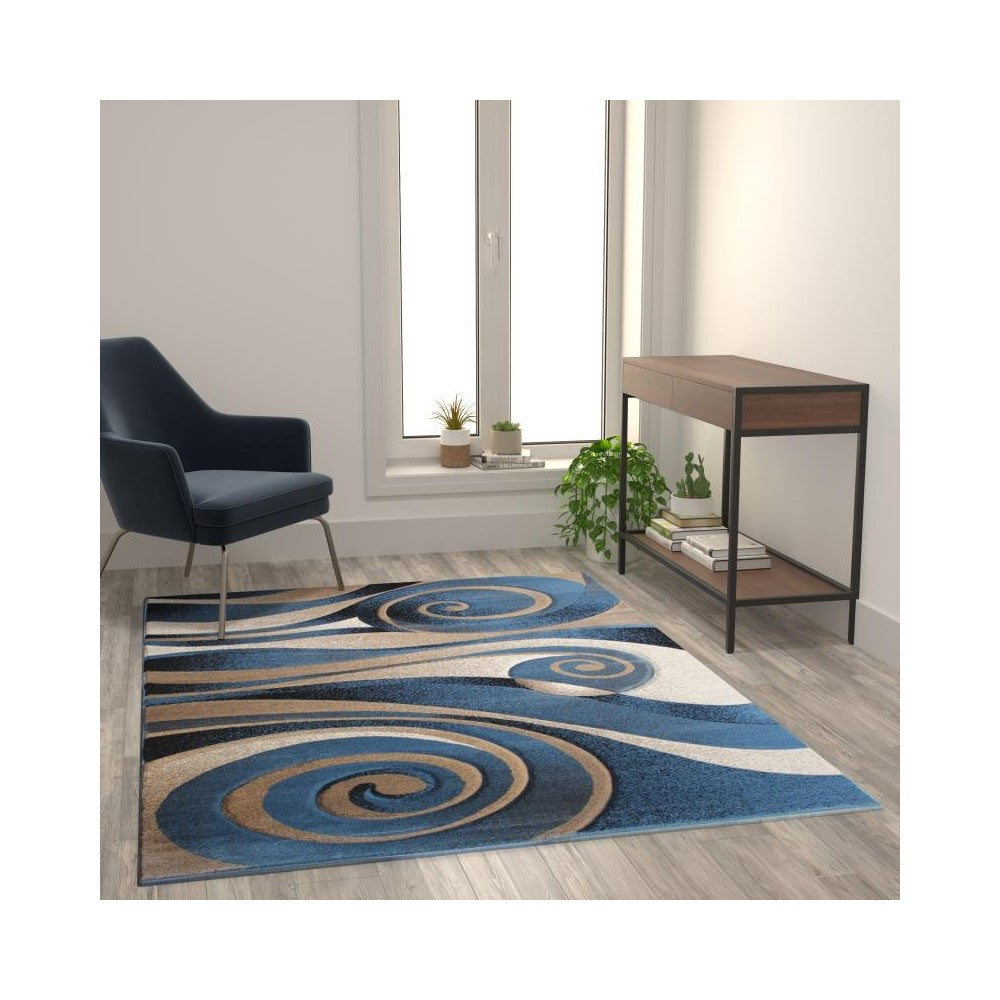 Flash Furniture Blue Rug ACD-RGRUL4-57-BL-GG