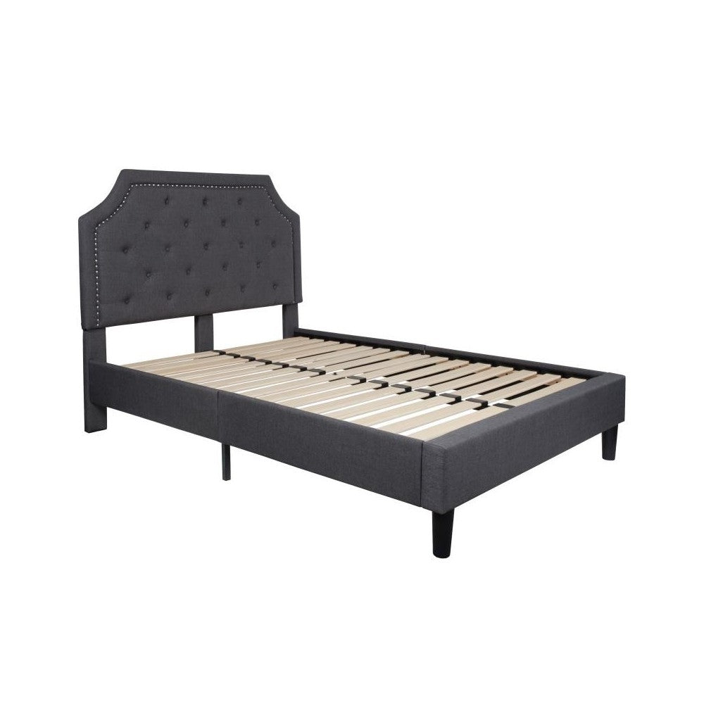 Flash Furniture Brighton Full Platform Bed Set-Gray SL-BM10-14-GG
