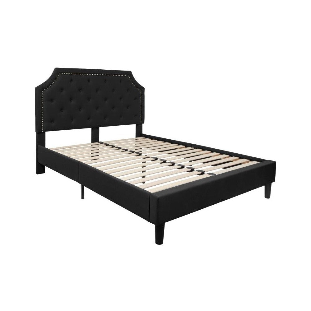 Flash Furniture Brighton Queen Platform Bed Set-Black SL-BM10-7-GG