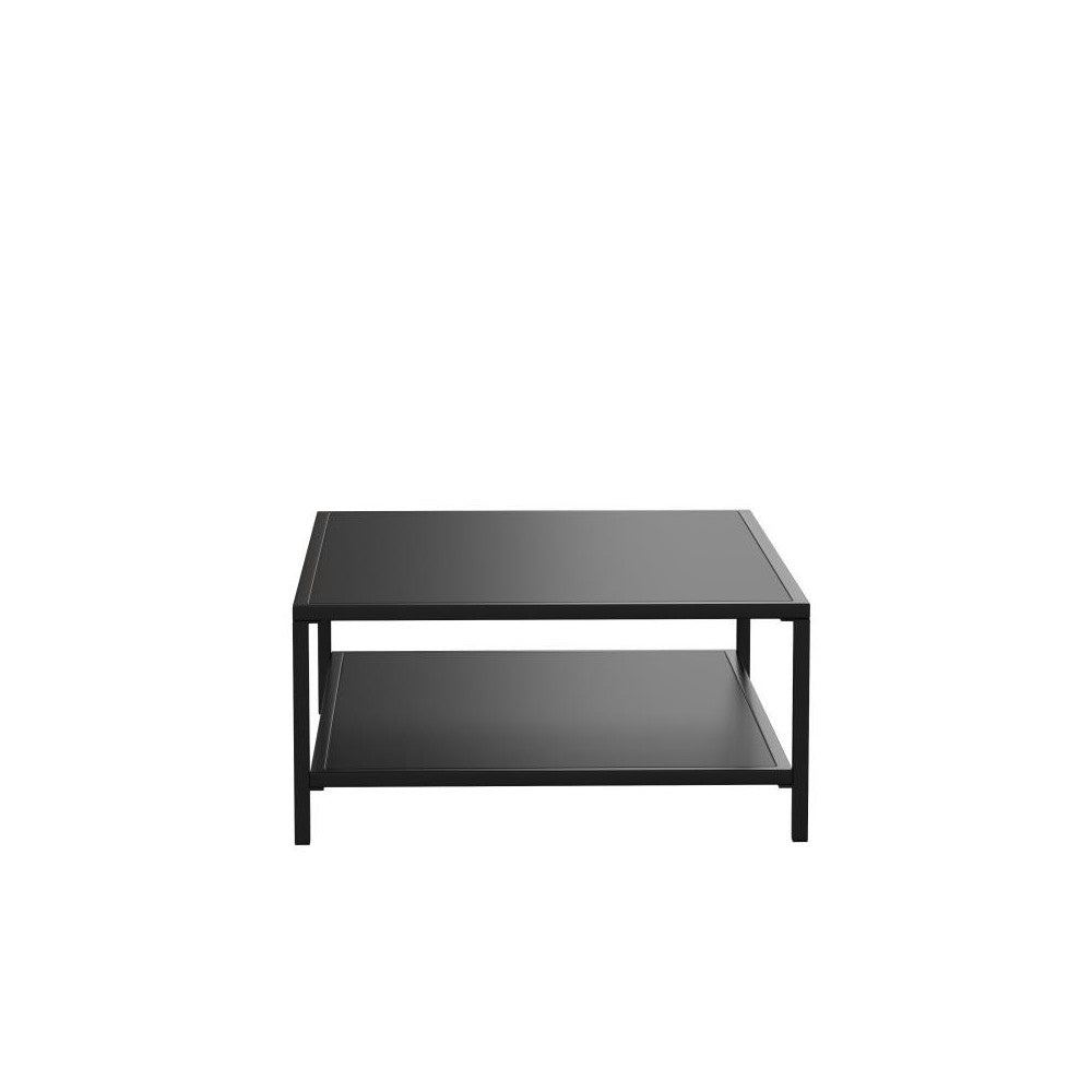 Flash Furniture Brock Black Outdoor Coffee Table XU-T6R60USO-2T-BK-GG