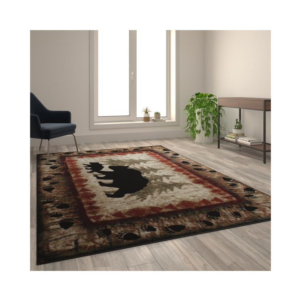 Flash Furniture Brown Rug KP-RGB3940-69-BN-GG