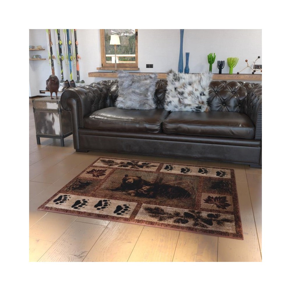 Flash Furniture Brown Rug OKR-RG1114-45-BN-GG
