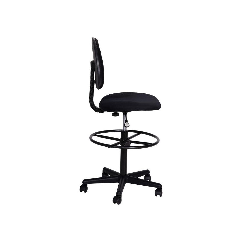 Flash Furniture Bruce Black Fabric Draft Chair BT-659-BLACK-GG