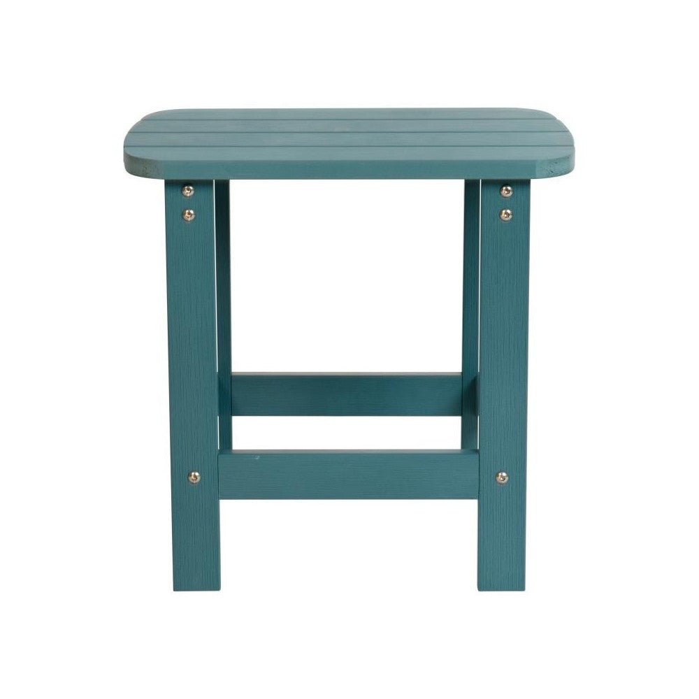 Flash Furniture Charlestown Sea Foam Adirondack Side Table JJ-T14001-SFM-GG