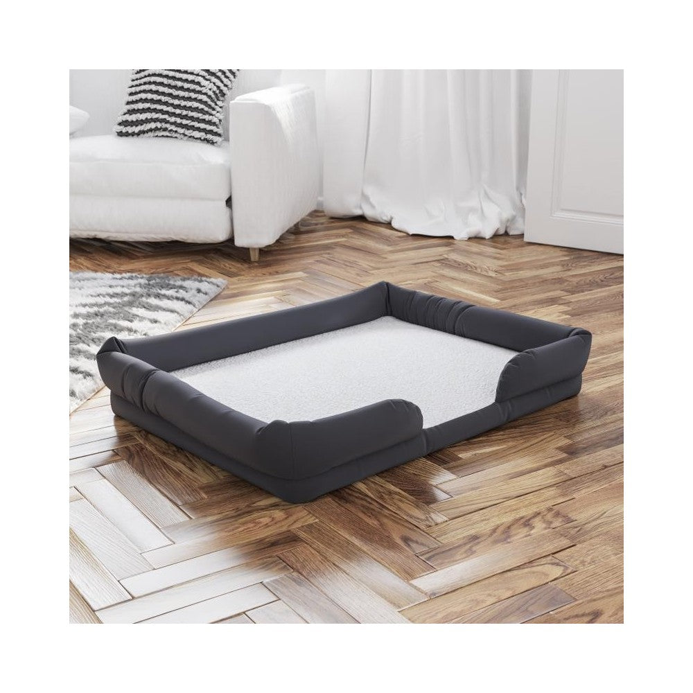 Flash Furniture Cooper Gray 44x34 Orthopedic Dog Bed AJ-ORTHO-00190-GY-GG