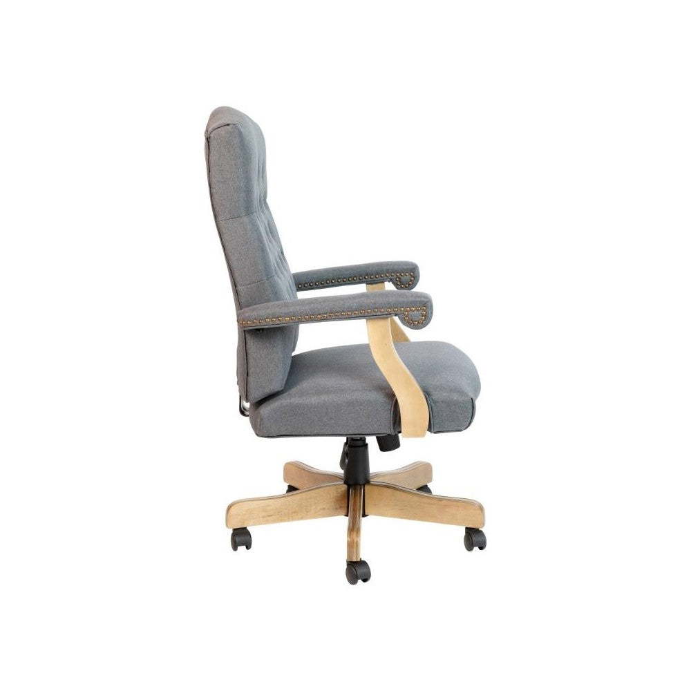 Flash Furniture Derrick Gray High Back Fabric Chair 802-GR-GG