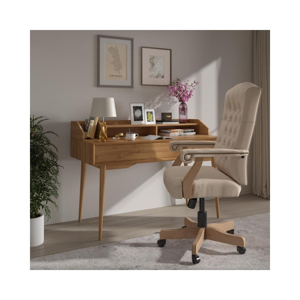 Flash Furniture Derrick Ivory High Back Fabric Chair 802-IV-GG