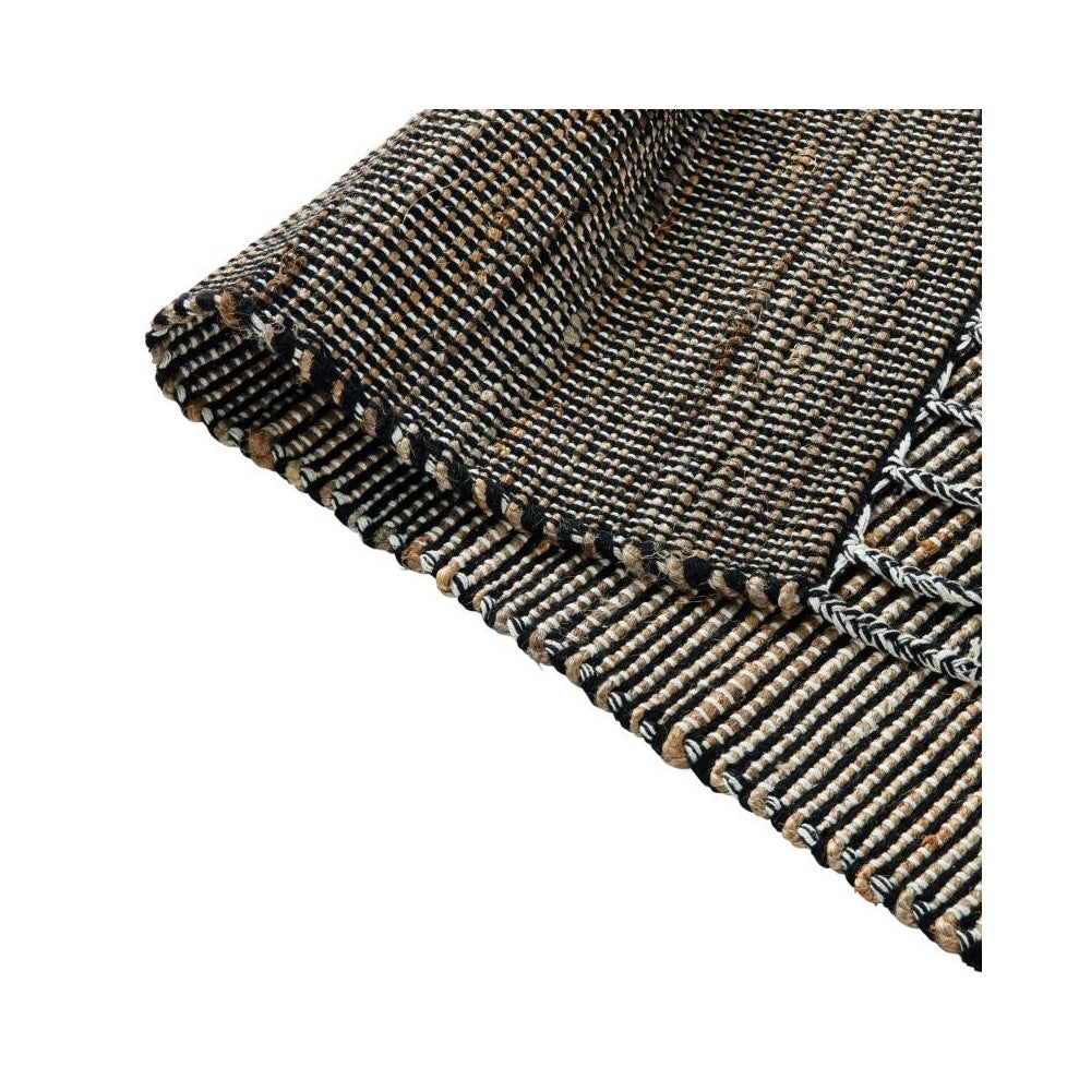 Flash Furniture Doris 5'x7' Black & Jute Area Rug CI-CTR-2370-57-BK-JU-GG