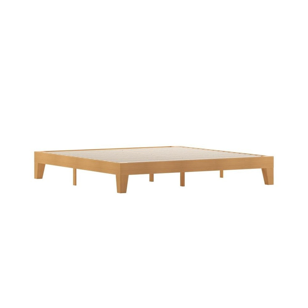 Flash Furniture Evelyn Pine Finish King Platform Bed YKC-1090-K-NAT-GG