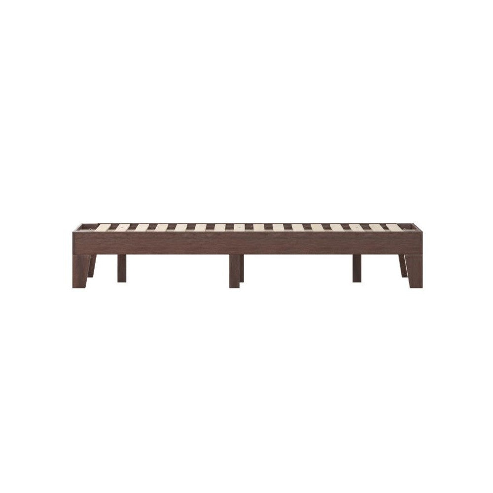 Flash Furniture Evelyn Walnut Twin Platform Bed YKC-1090-T-WAL-GG