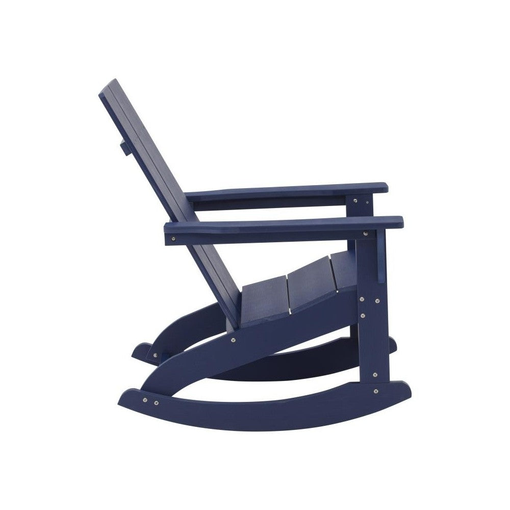 Flash Furniture Finn Navy Resin Rocking Chair JJ-C14709-NV-GG