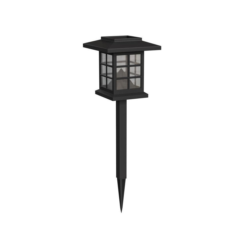 Flash Furniture Halsey 8PK Black Lantern Solar Lights DN-SL106-8-BK-GG
