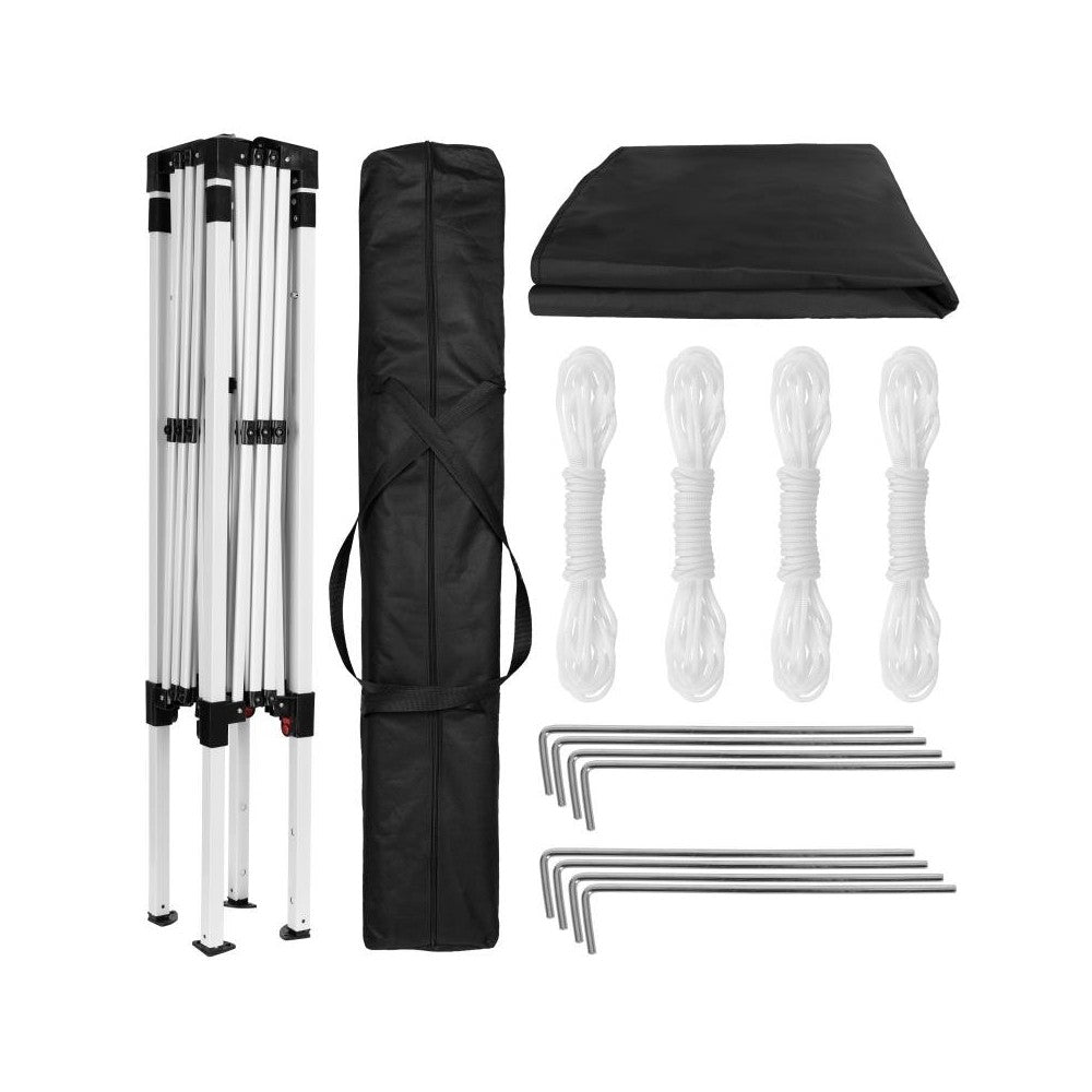 Flash Furniture Harris 8'x8' Black Pop Up Canopy JJ-GZ88-BK-GG