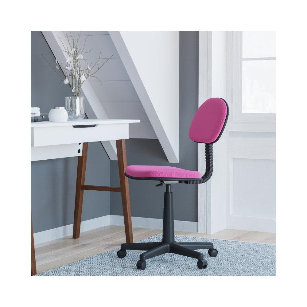 Flash Furniture Harry Dark Pink Low Back Task Chair BT-698-DKPINK-GG