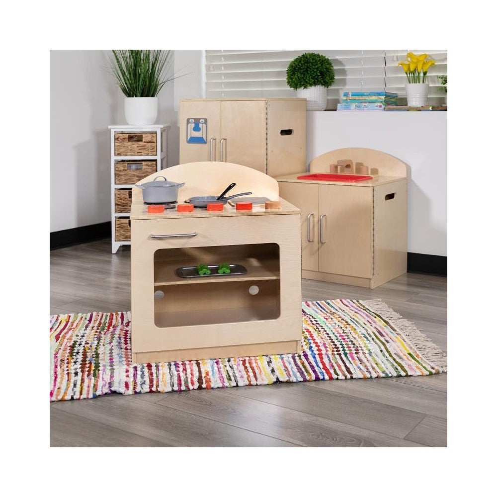 Flash Furniture Hercules Childrens Wooden Kitchen Stove MK-DP001-GG