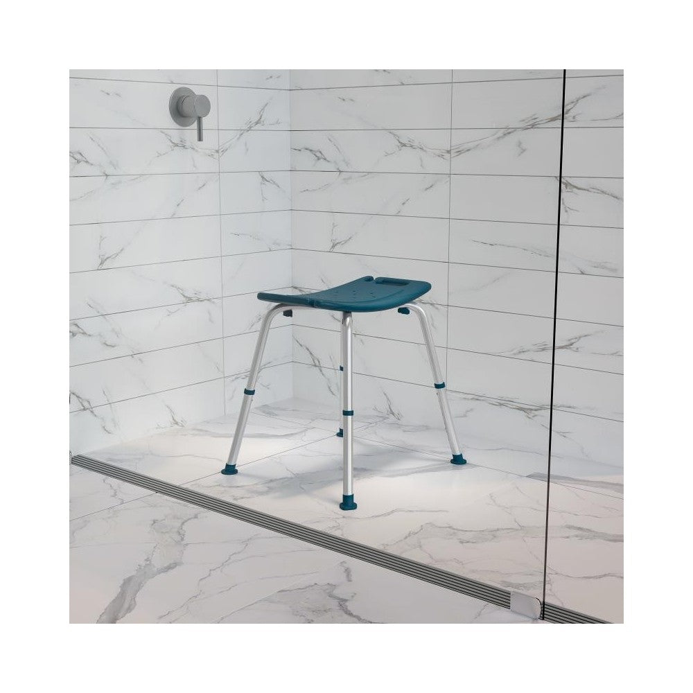 Flash Furniture HERCULES Navy Bath & Shower Chair DC-HY3410L-NV-GG