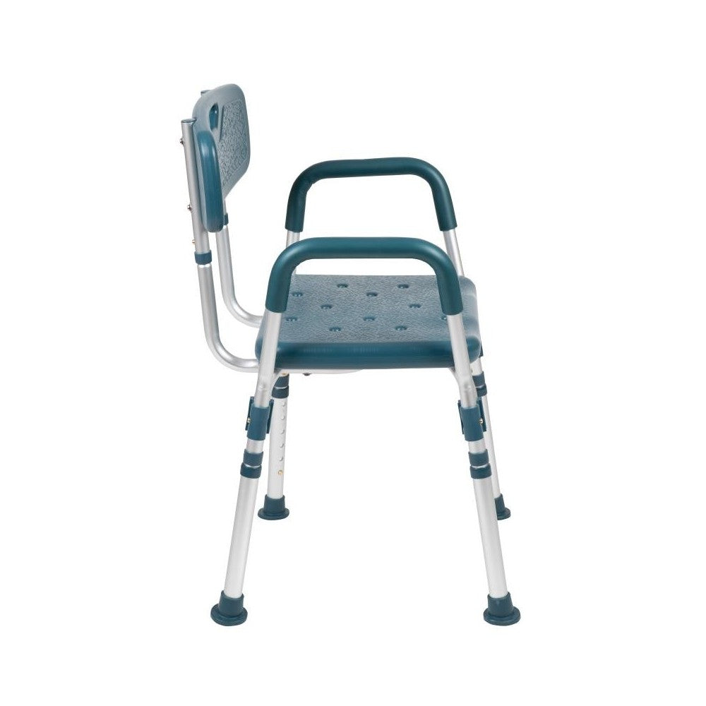 Flash Furniture HERCULES Navy Quick Release Bath Chair DC-HY3523L-NV-GG