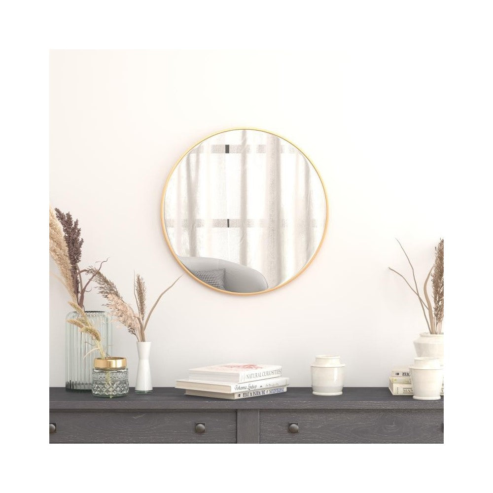 Flash Furniture Julianne Gold 24" Round Wall Mirror RH-M003-RD60BB-GD-GG