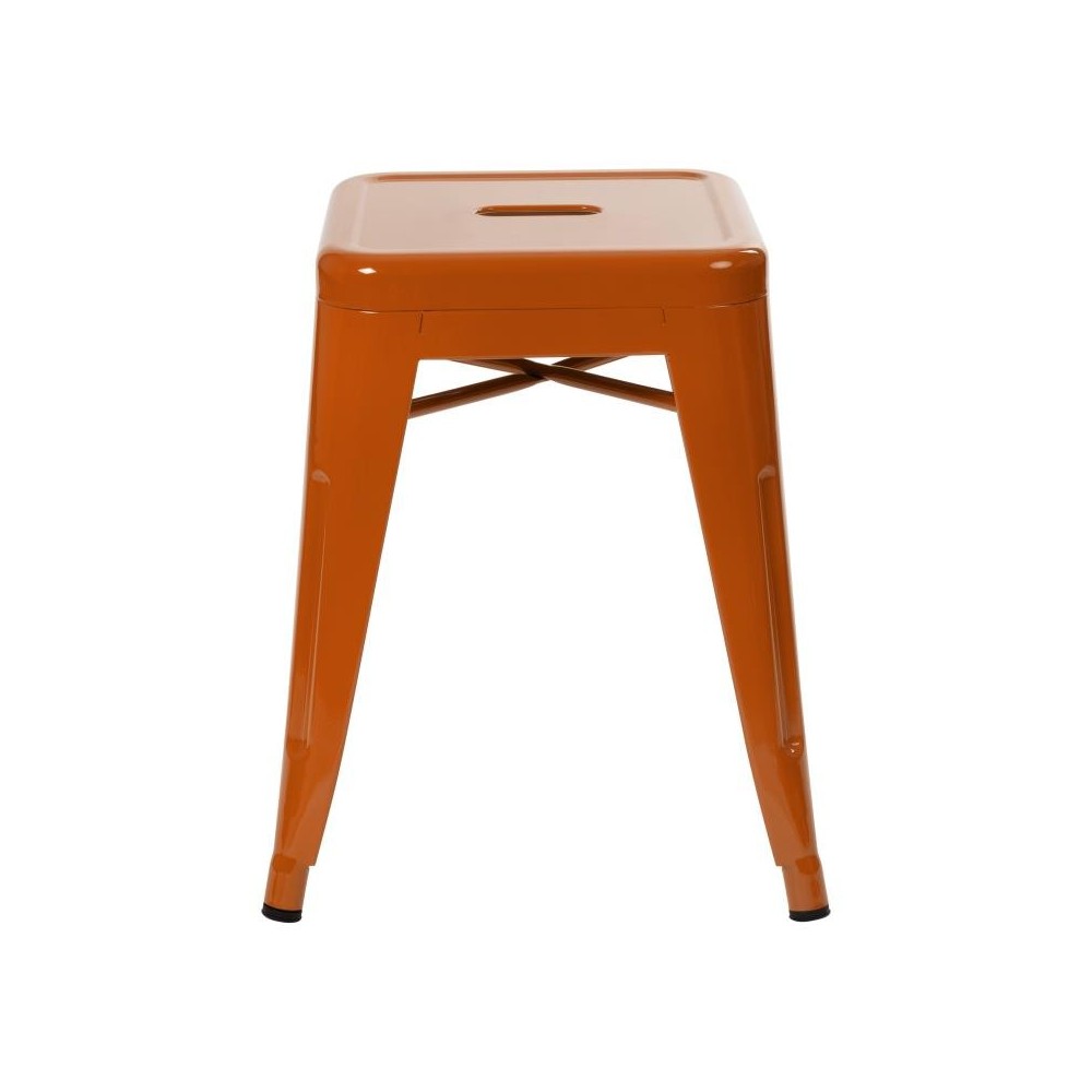 Flash Furniture Kai 4 Pack Orange Metal Stool ET-BT3503-18-ORG-GG