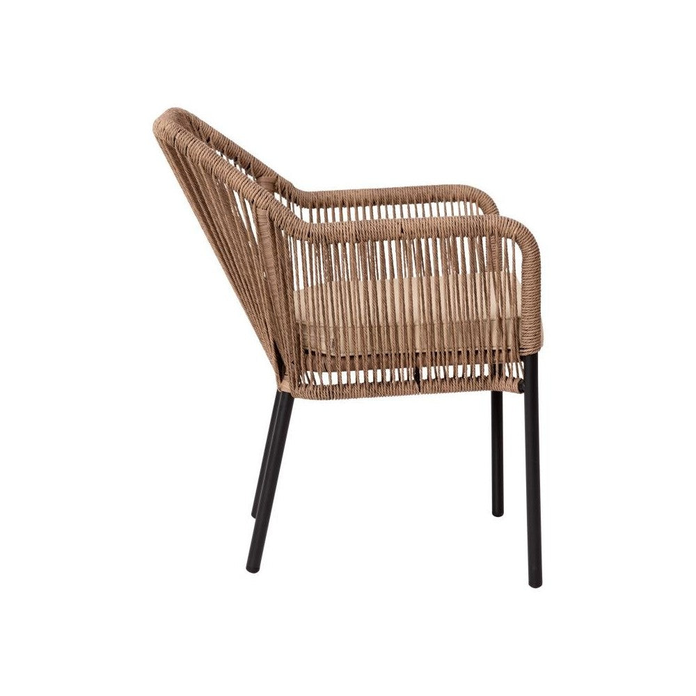 Flash Furniture Kallie Set of 2 Natural Patio Chair SDA-AD892006-NAT-2-GG