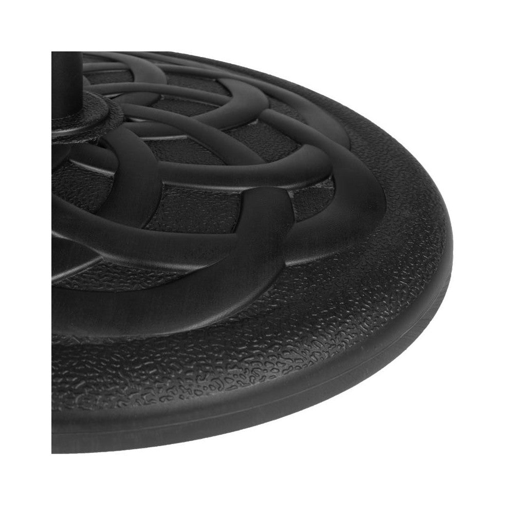 Flash Furniture Kona Black Cement Umbrella Base GM-UB19-BZ-GG