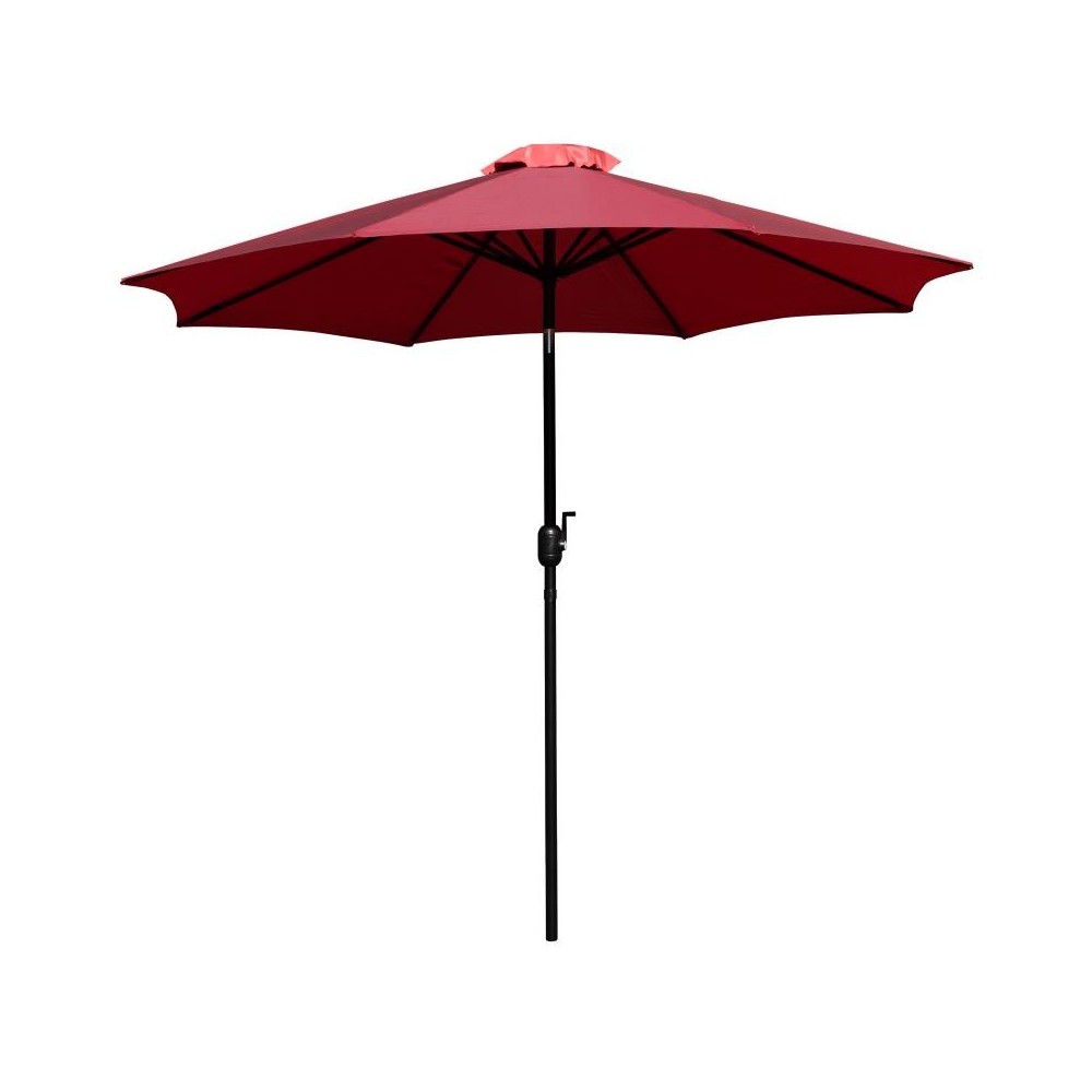 Flash Furniture Kona Red 9 FT Round Patio Umbrella GM-402003-RED-GG