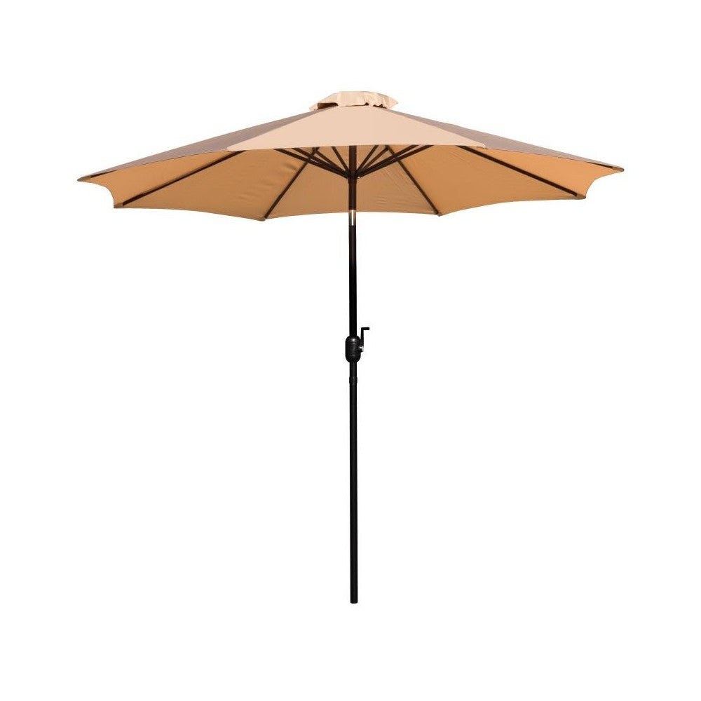 Flash Furniture Kona Tan 9 FT Round Patio Umbrella GM-402003-TAN-GG