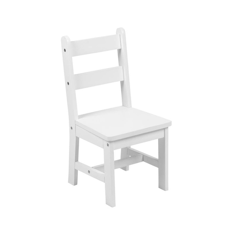 Flash Furniture Kyndl Kids White Table & 2 Chair Set TW-WTCS-1001-WH-GG